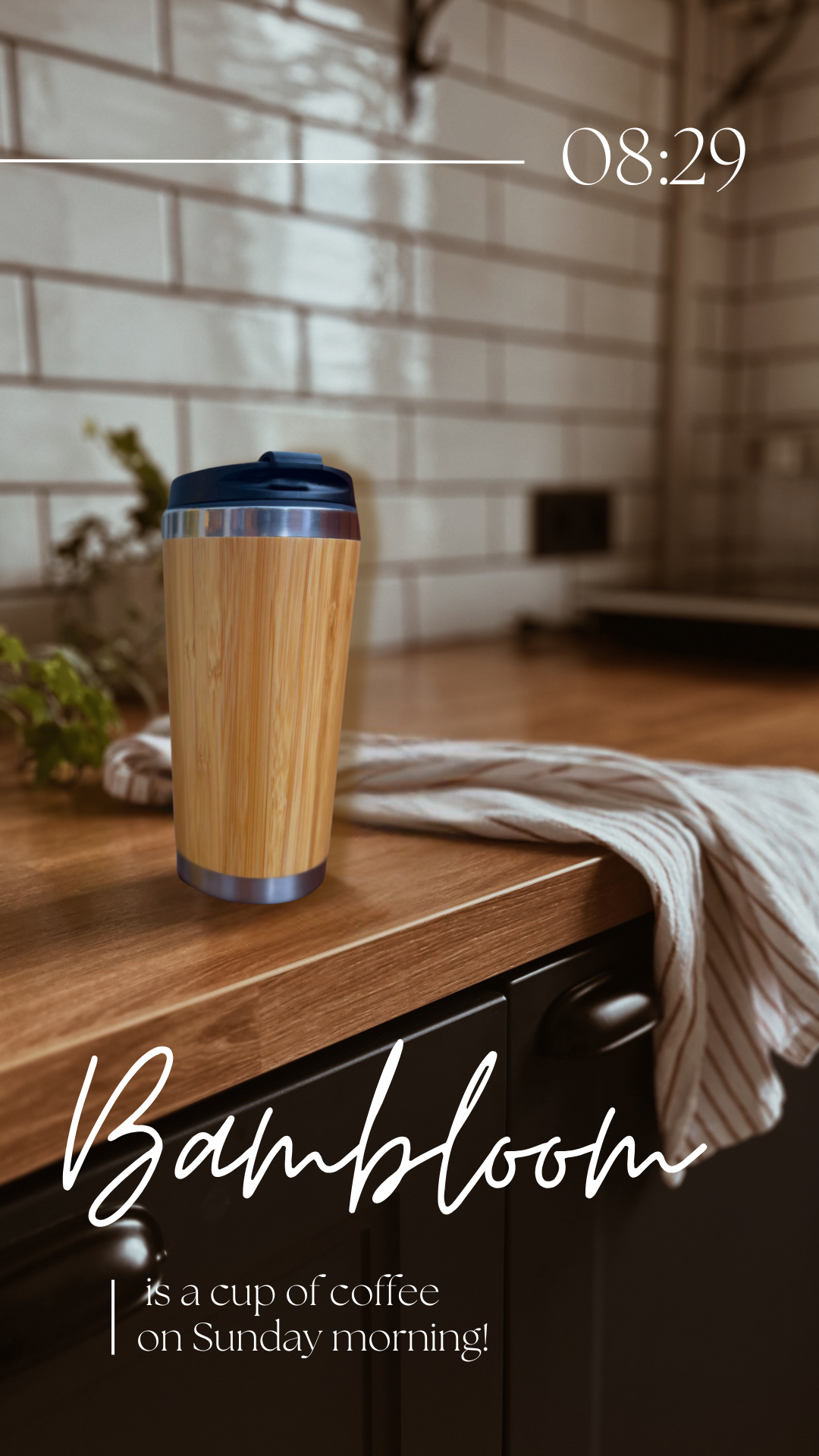 Bamboo Travel Tumbler | 450ml Leakproof Eco Cup for City Living – Bambloom