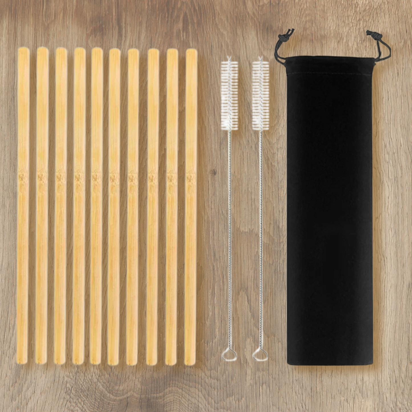 Reusable Bamboo Straw | Sustainable & Natural Drinking Straw Set