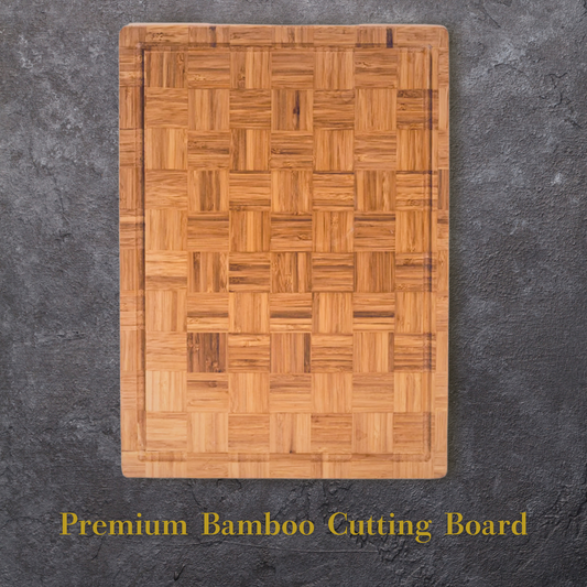 Premium Bamboo Cutting Board | Thick & Durable Kitchen Essential