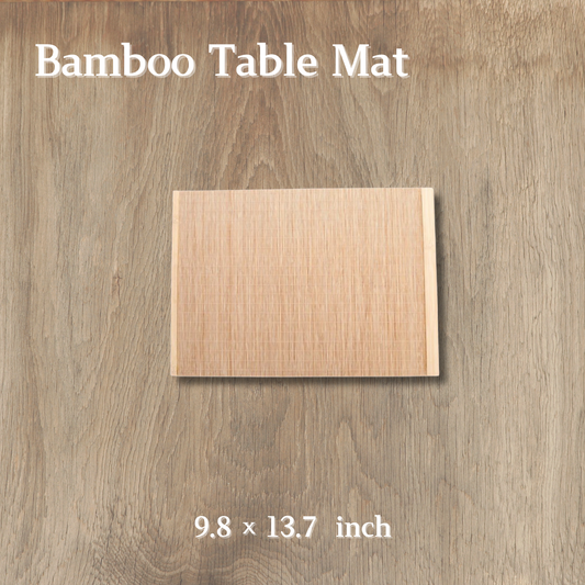 Natural Bamboo Table Runner －Tea　Mats＆ Heat Pad