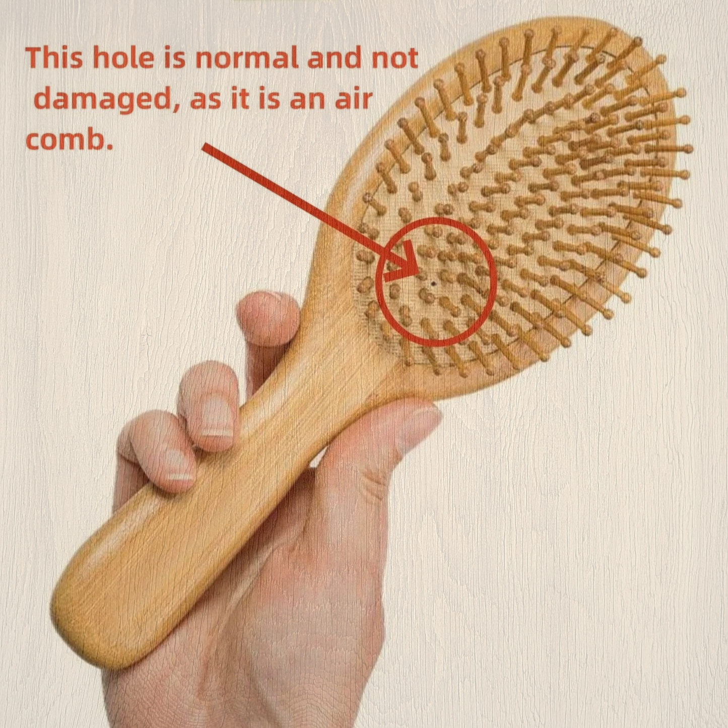 Bamboo comb Scalp Hair Care  Healthy  Massage Comb