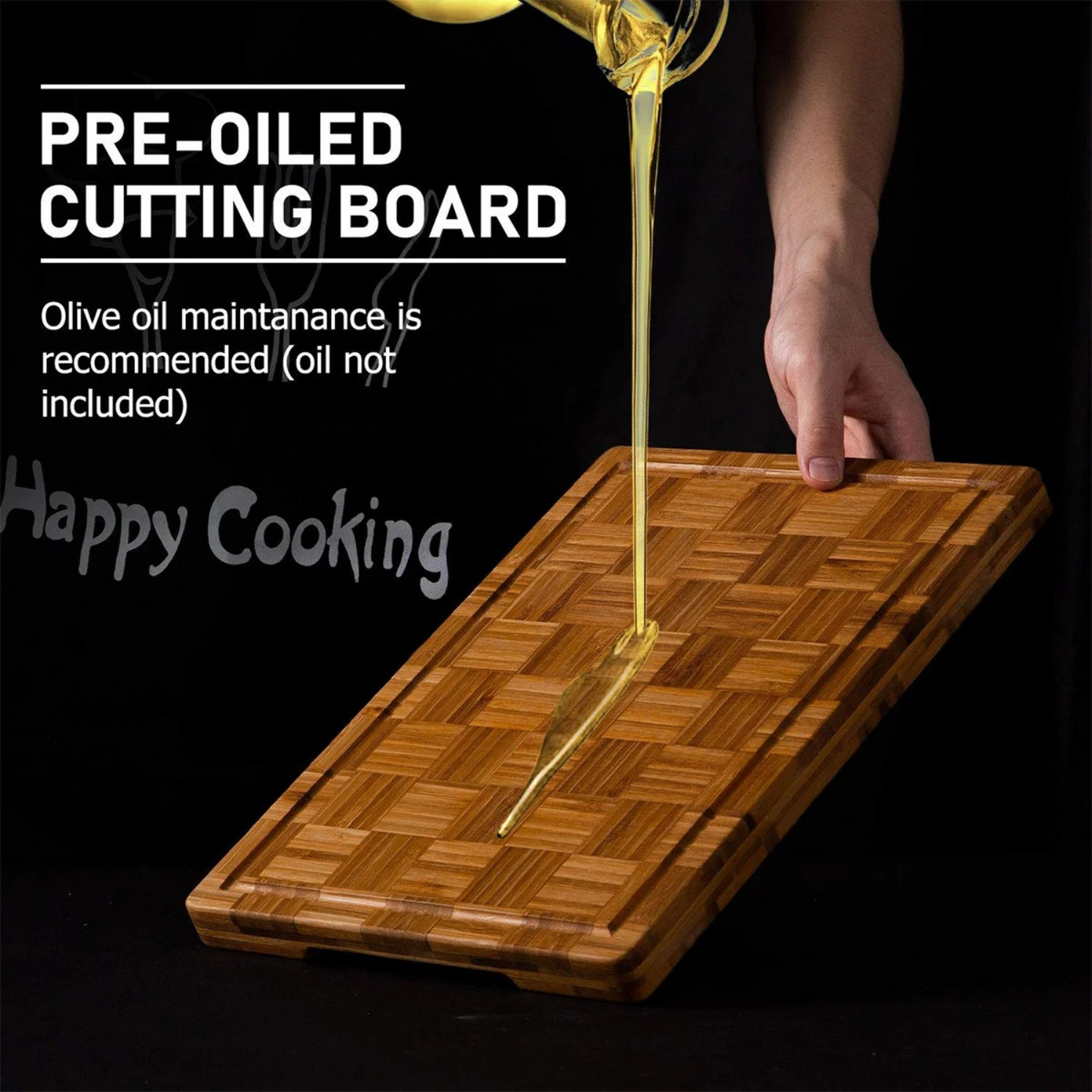 Premium Bamboo Cutting Board | Thick & Durable Kitchen Essential