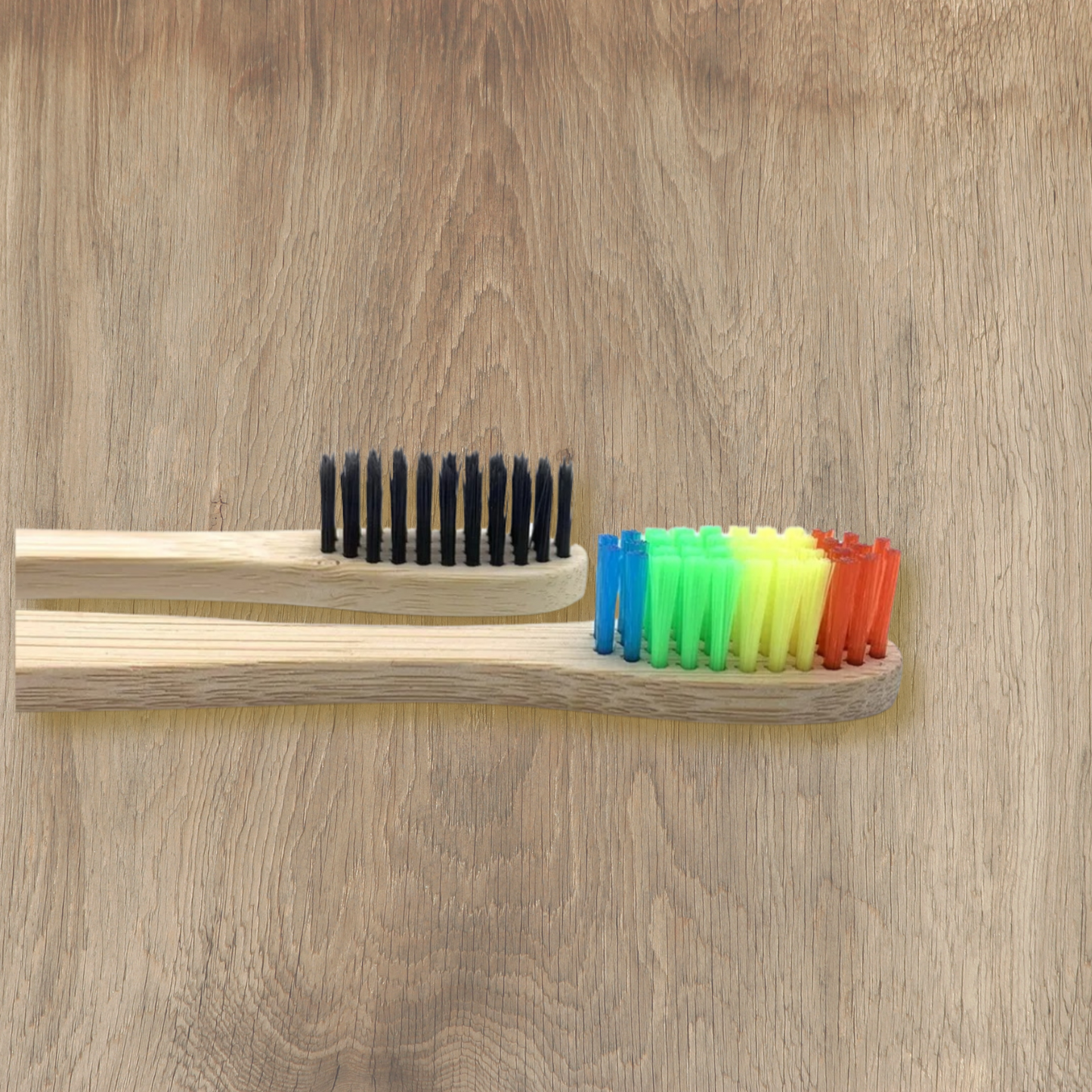 12PCS Colorful Bamboo Toothbrush Set | Soft Bristle & Eco-Friendly