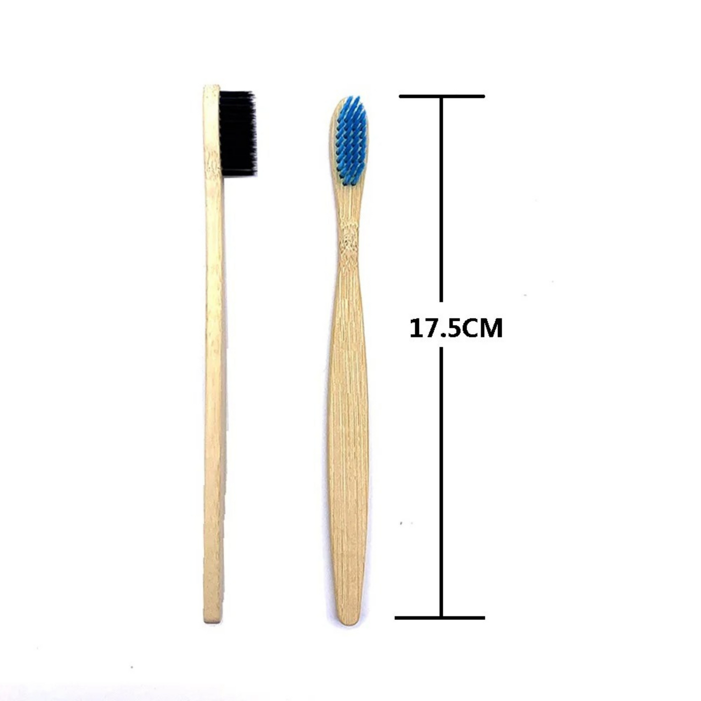 12PCS Colorful Bamboo Toothbrush Set | Soft Bristle & Eco-Friendly