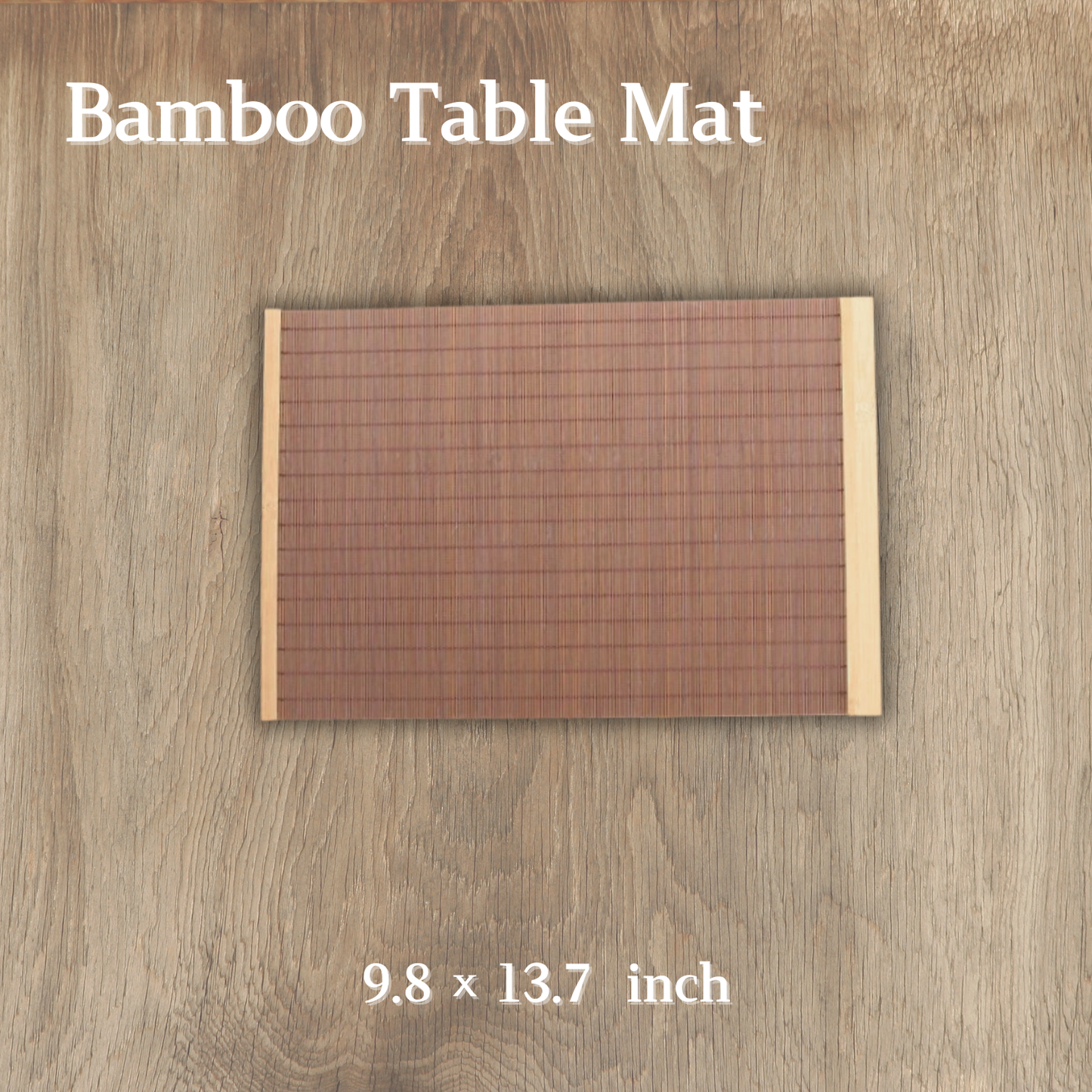 Natural Bamboo Table Runner －Tea　Mats＆ Heat Pad