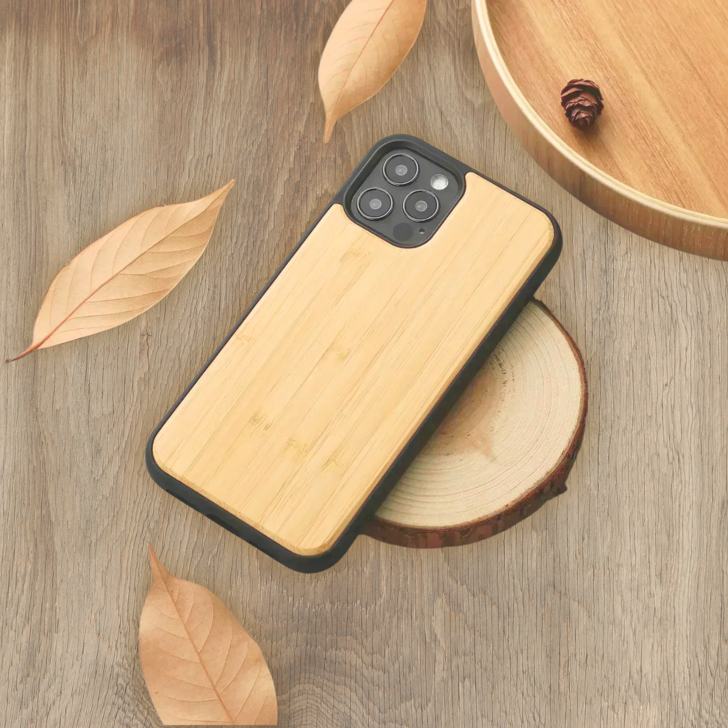 Bamboo Phone Case | Compatible with iPhone 14, 15, 16 Pro Max